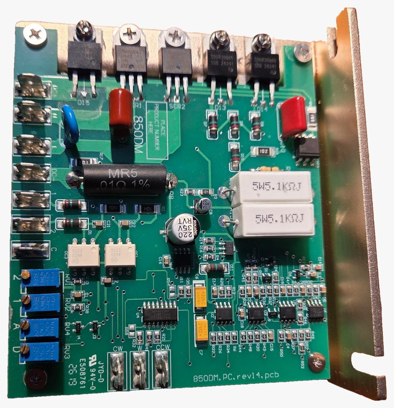850-DM - DC Motor control board for Stretch Wrapping Machine
